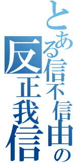 とある信不信由你の反正我信了（）