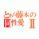 とある藤本の同性愛Ⅱ（ゲイ）