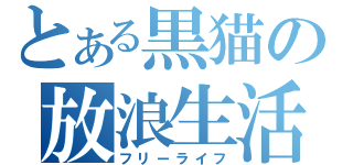 とある黒猫の放浪生活（フリーライフ）