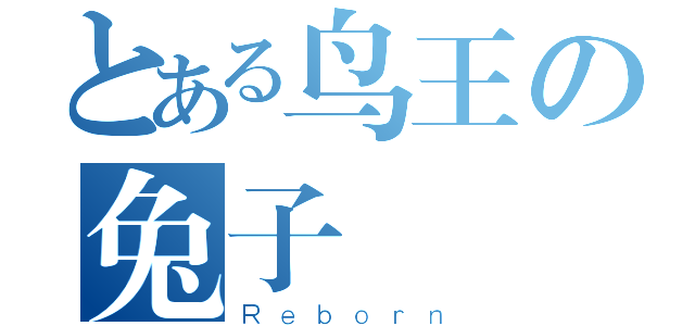 とある鸟王の兔子（Ｒｅｂｏｒｎ）