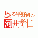 とある平野研の河井孝仁（ショタ）