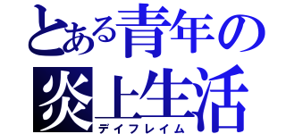 とある青年の炎上生活（デイフレイム）