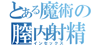 とある魔術の膣内射精（インセックス）