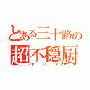 とある三十路の超不穏厨（キッズ）