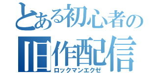 とある初心者の旧作配信（ロックマンエクゼ）