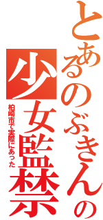 とあるのぶきんの少女監禁（柏崎市で実際にあった）