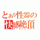 とある性器の快感絶頂（オーガズム）