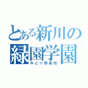 とある新川の緑園学園（みどり野高校）