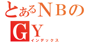 とあるＮＢのＧＹ（インデックス）