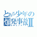 とある少年の爆発事故Ⅱ（少年ピンチ）