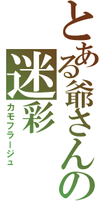 とある爺さんの迷彩（カモフラージュ）