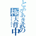 とあるあき武の極大背中（ファザーズバック）