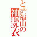 とある福山の袖無外衣（ぽんちょーぬ）