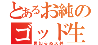 とあるお純のゴッド生活（見知らぬ天井）