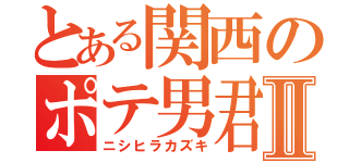 とある関西のポテ男君Ⅱ（ニシヒラカズキ）