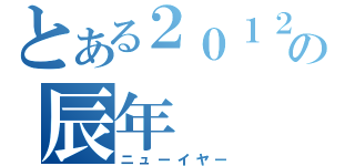 とある２０１２の辰年（ニューイヤー）