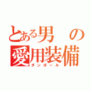 とある男の愛用装備（ダンボール）