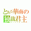 とある華南の独裁君主（ケーニッヒ）