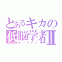 とあるキカの低脳学者Ⅱ（オバカサン）