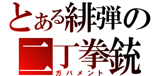 とある緋弾の二丁拳銃（ガバメント）