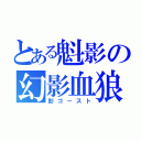 とある魁影の幻影血狼（影ゴースト）