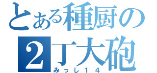 とある種厨の２丁大砲（みっし１４）