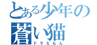 とある少年の蒼い猫（ドラえもん）