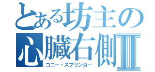 とある坊主の心臓右側Ⅱ（コニー・スプリンガー）