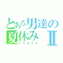 とある男達の夏休みⅡ（パラダイス）