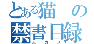 とある猫の禁書目録（天カス）