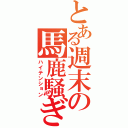 とある週末の馬鹿騒ぎ（ハイテンション）