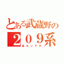 とある武蔵野の２０９系（走ルンです）