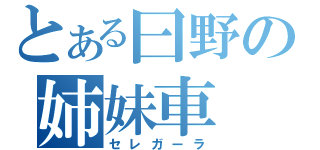 とある曰野の姉妹車（セレガーラ）