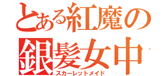 とある紅魔の銀髪女中（スカーレットメイド）