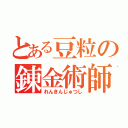 とある豆粒の錬金術師（れんきんじゅつし）