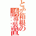 とある箱根の誘導装置（シュルツ）