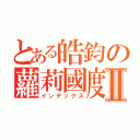 とある皓鈞の蘿莉國度Ⅱ（インデックス）