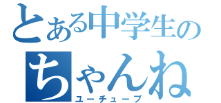 とある中学生のちゃんねる（ユーチューブ）