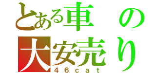 とある車の大安売り（４６ｃａｔ）