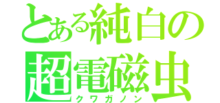 とある純白の超電磁虫（クワガノン）