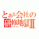 とある会社の研修地獄Ⅱ（ヘルストーム）