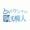 とあるウンチの胸毛魔人（布宮翔弥）