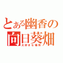 とある幽香の向日葵畑（大好きな場所）