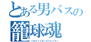 とある男バスの籠球魂（バスケットボールプレイヤー）