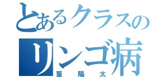 とあるクラスのリンゴ病（篁陽太）