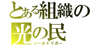 とある組織の光の民（ソールトリガー）