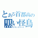 とある首都高の黒い怪鳥（ブラックバード）