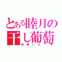 とある睦月の干し葡萄（結婚しろ）