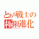 とある戦士の極限進化（マキシブースト）