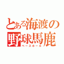 とある海渡の野球馬鹿（ベースホール）